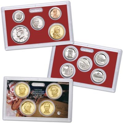 Сребро проба набор от Монетния двор на САЩ през 2010 г.
