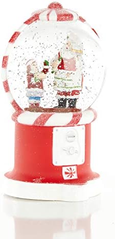 Коледа Снежна Топка С Подсветка - Фенер-Автомат за игра на Дъвка - Дядо и Детето