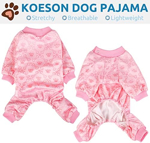 Мека пижама за кучета KOESON, Дишащ Гащеризон за кучета, Красиви Тела за Кученца, Калъф за Загуба на козина,