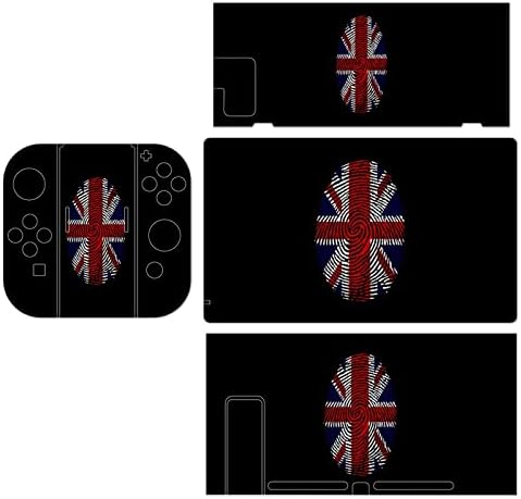 Британски Флаг Пръст Симпатичен Модел на Кожата Стикер Пълно Обвиване на Кожата Защитни Скинове Стикер за Ключа