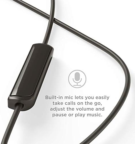 Ушите TCL Actv100 С активна шумоизолация, Жични Слушалки Надеждна засаждане, защитени от пот, с вграден микрофон