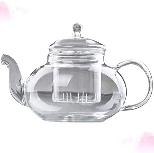 Чайник DOITOOL, 1бр 800 мл Боросиликатный Кана Стъклена Кана За Приготвяне На Пара Чайник За Варене на Чай Чайник