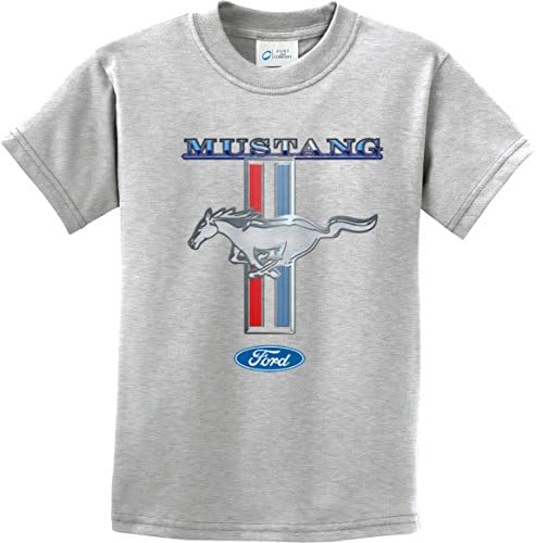 Купи Готини Ризи Детска Тениска Ford Mustang В Ивицата Младежка Тениска
