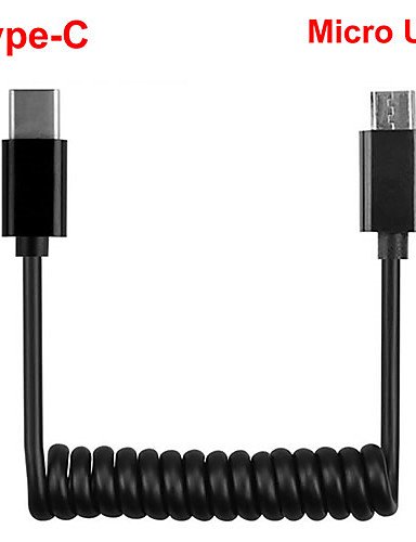 10 Gbit/С USB-C 3.1 Type C Штекерно-пружинен кабел за предаване на данни Micro USB за таблет / мобилен телефон,