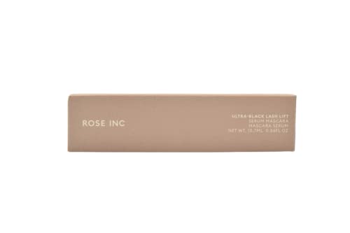 Rose Inc Ултра-черна спирала за мигли, поднимающая и удлиняющая мигли, 0,34 унция / 10,7 мл