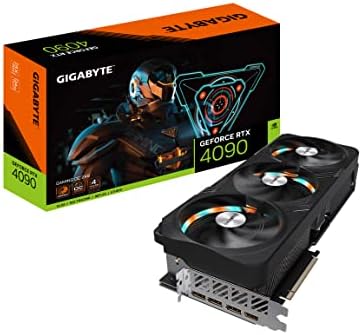 Видеокарта Gigabyte GeForce RTX 4090 Gaming OC 24G, 3 вентилатора WINDFORCE, 24 GB 384-битова GDDR6X, графична