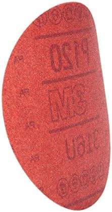 Абразивен диск 3M 01300 Hookit Red 5P120 с шкурка (опаковка от 6 броя)
