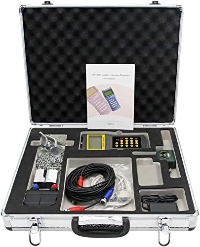 Ръчно ултразвуков разходомер CGOLDENWALL TDS-100 Разходомер за измерване дебита на водата, сензор за скорост,