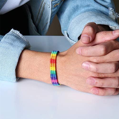 Гривна Гордостта на ЛГБТ yomlry за Гейове и Лесбийки, Черен Матиран Ахат, Лавовый Камък, с Преливащи се цветове