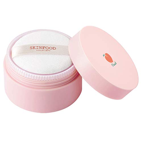 Пудра на прах SKINFOOD Peach Cotton Multi Finish Powder 15 г Корея компактна пудра за лице с екстракт от праскова