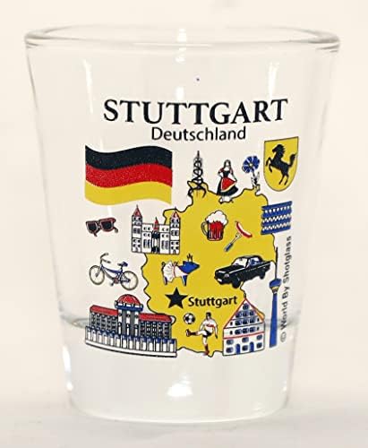 Щутгарт-Германия Колекция на Големите германски градове Чаша